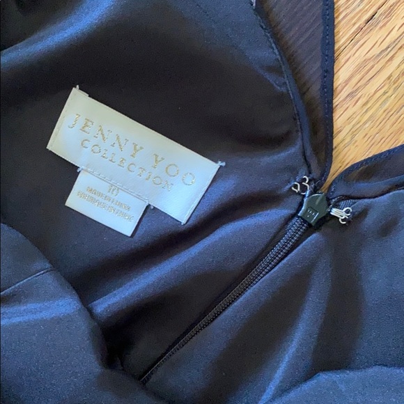 Jenny Yoo Mila Vintage Black Floral Dress - Picture 7 of 9